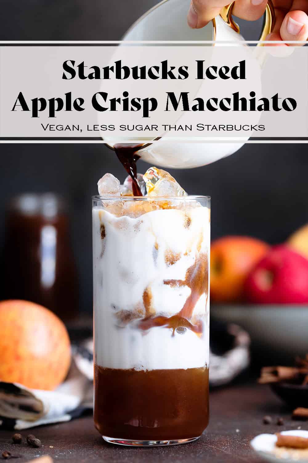 Iced Apple Crisp Macchiato