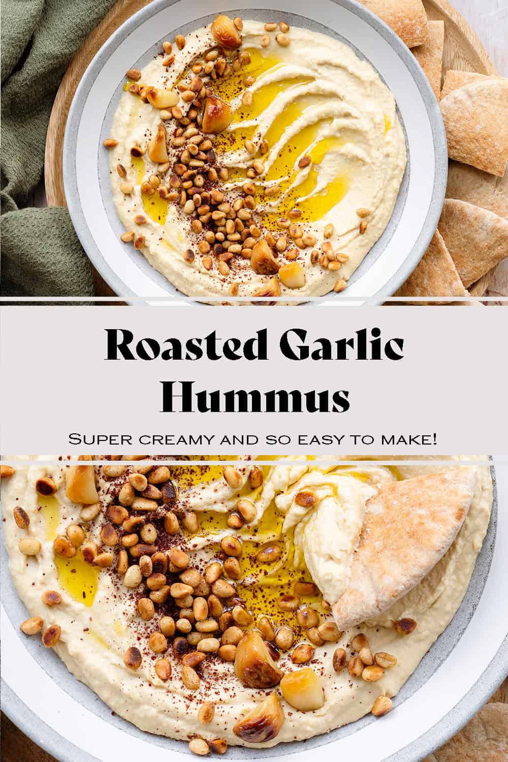 Roasted Garlic Hummus