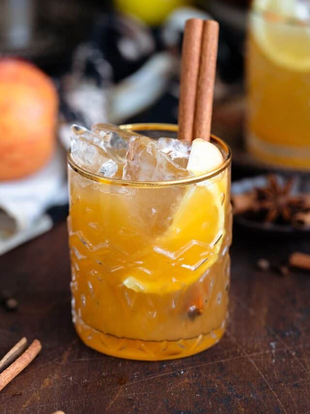Apple Cider Bourbon Cocktail The Healthful Ideas