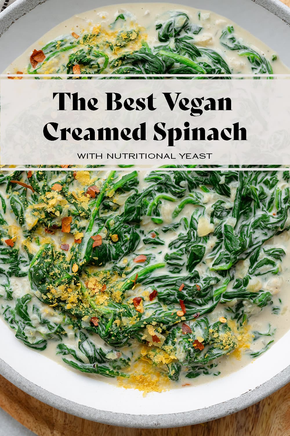 Vegan Creamed Spinach