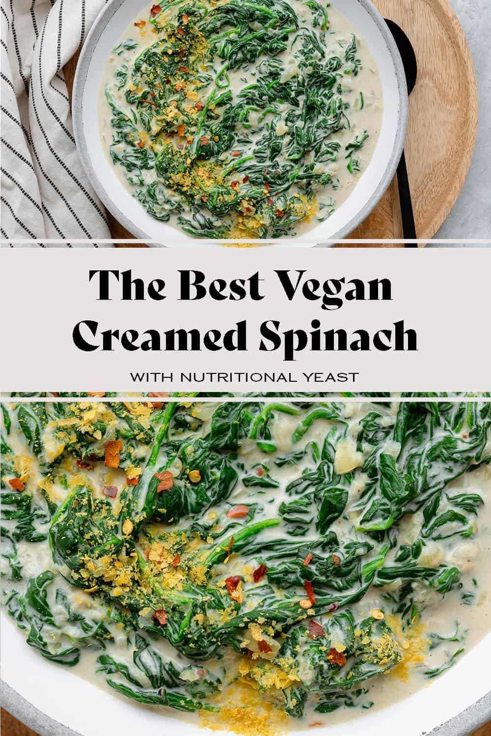 Vegan Creamed Spinach