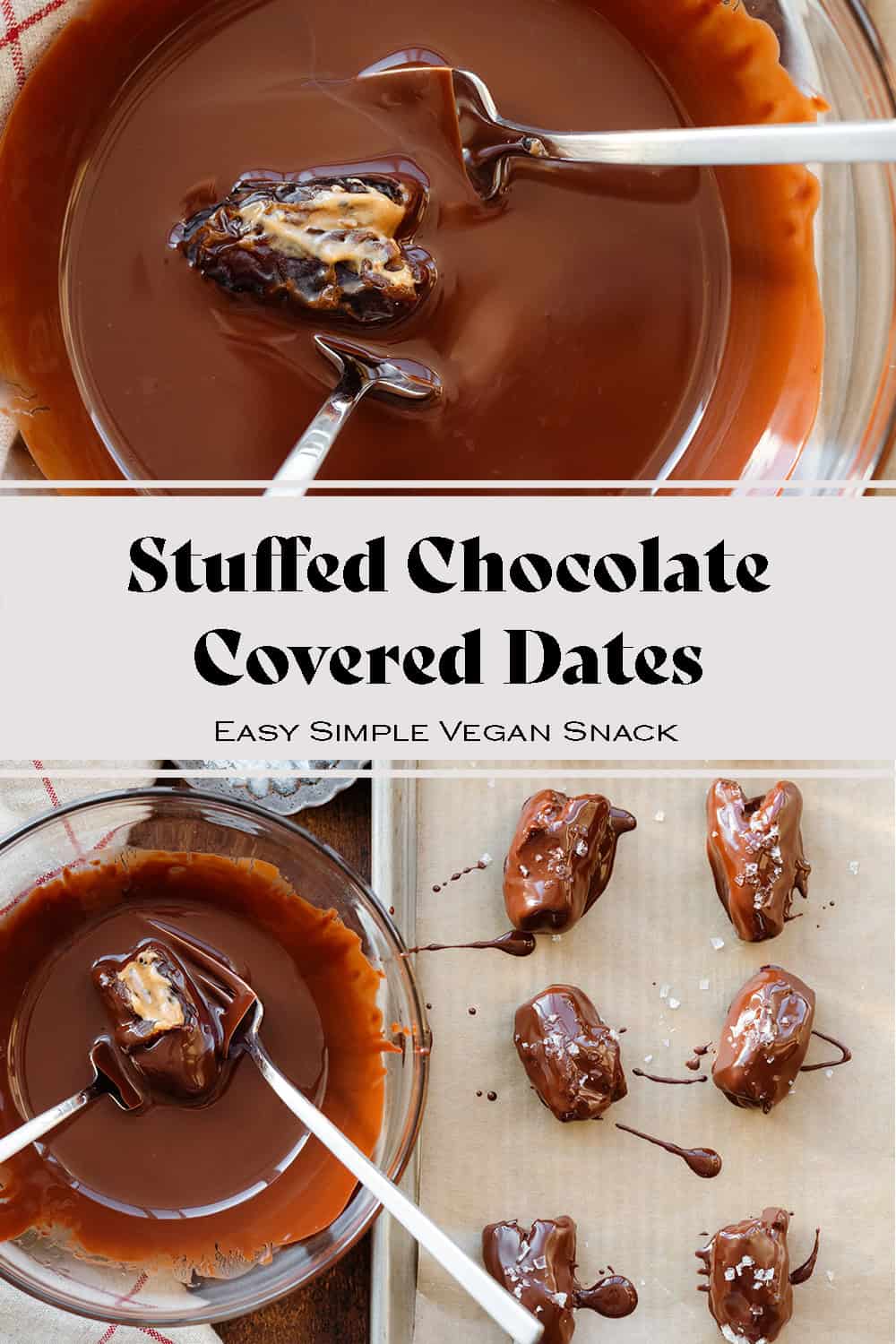 Stuffed Chocolate Covered Dates