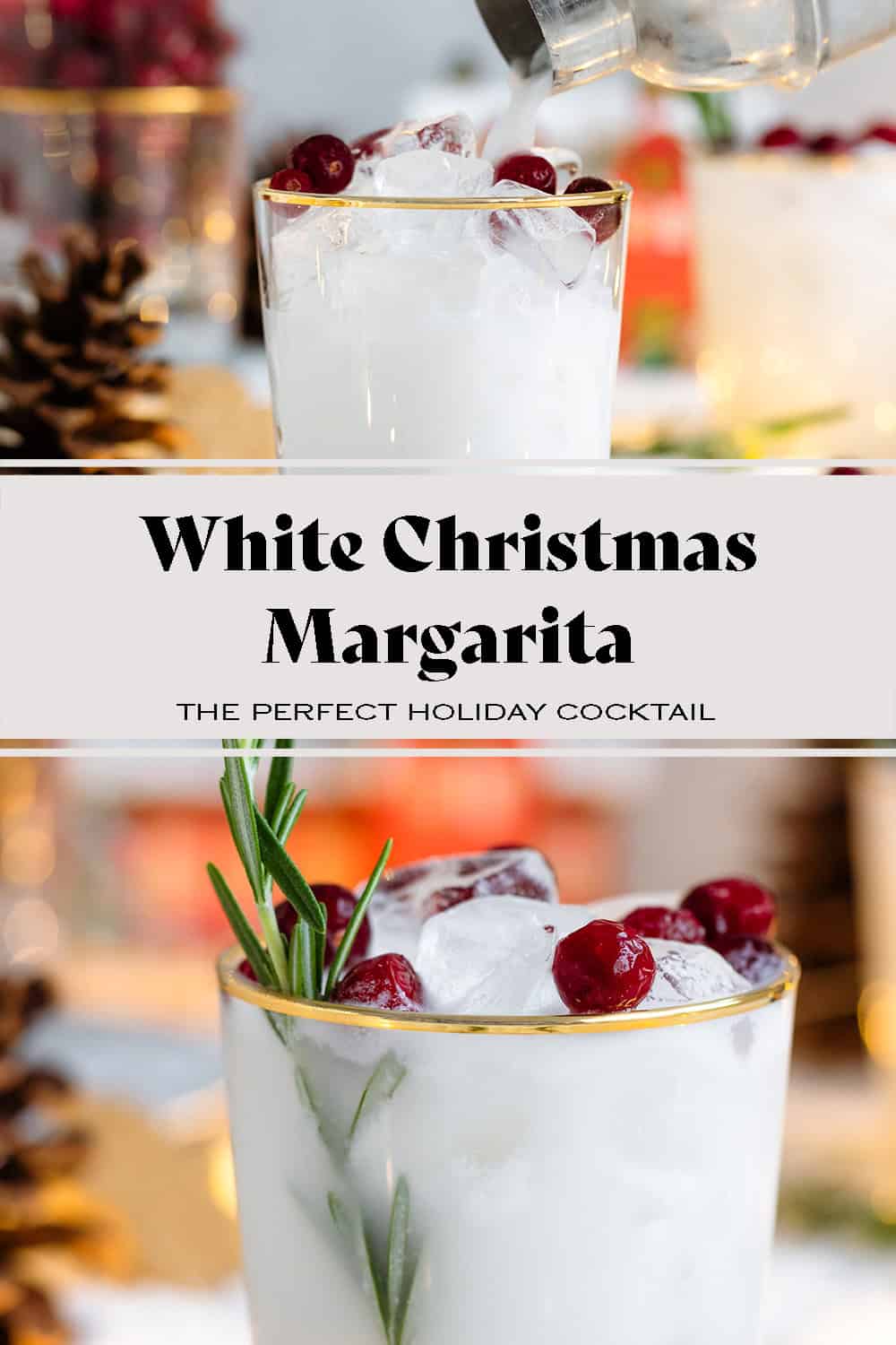 White Christmas Margarita