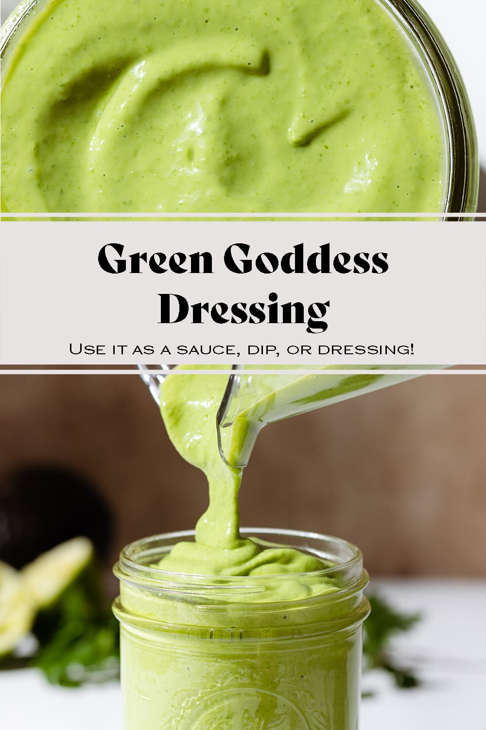 Avocado Green Goddess Dressing