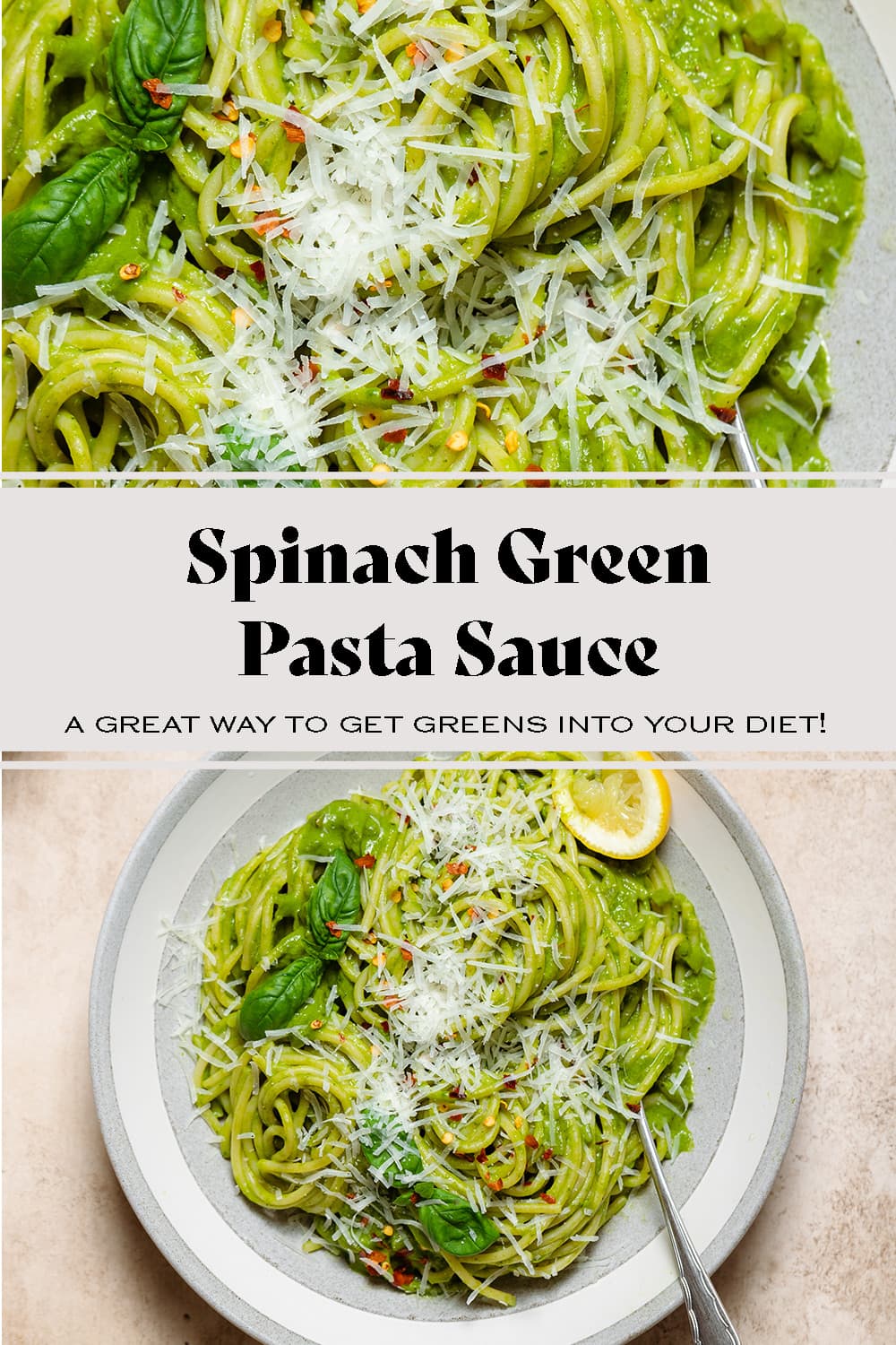 Spinach Green Pasta Sauce