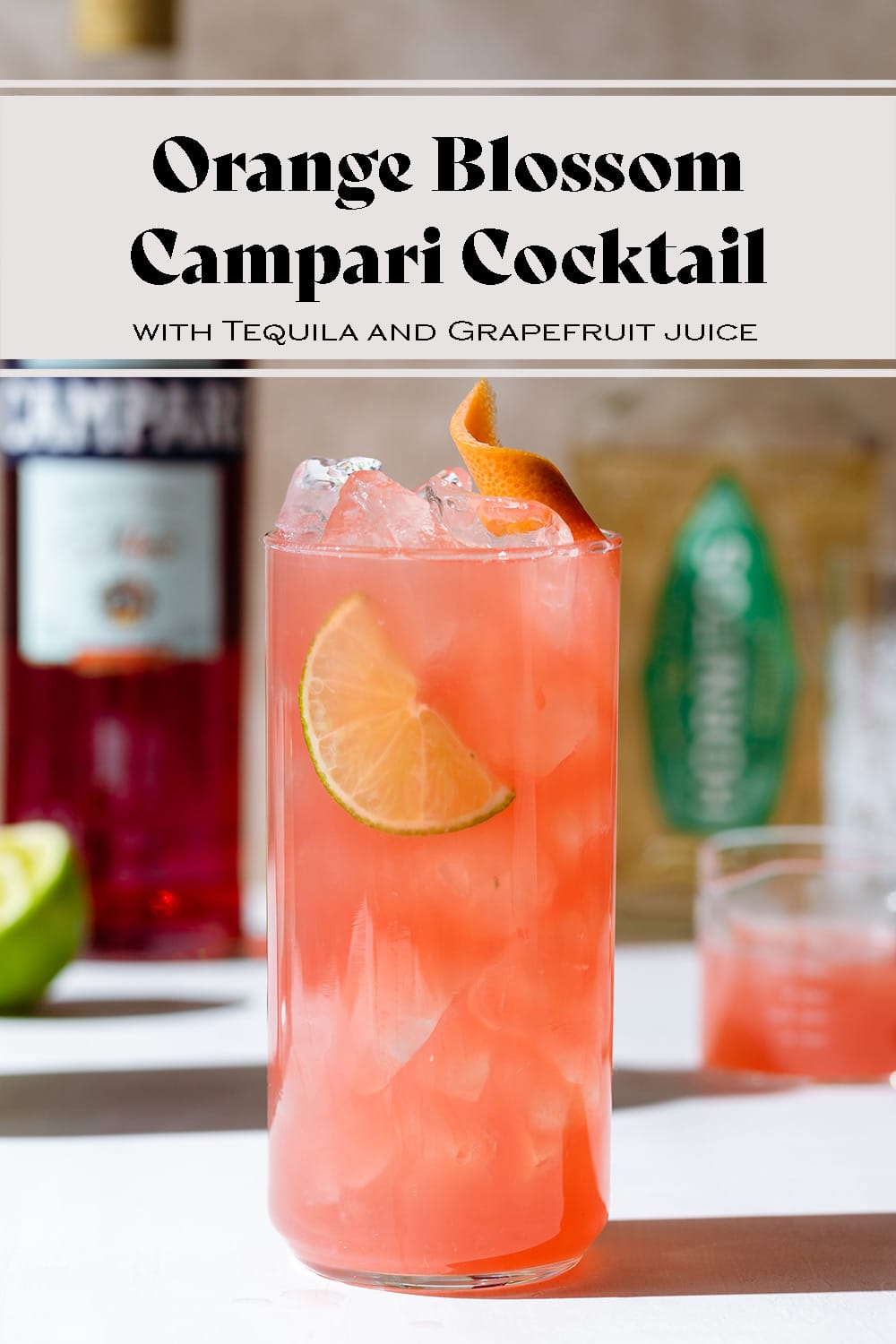 Campari Orange Blossom Cocktail