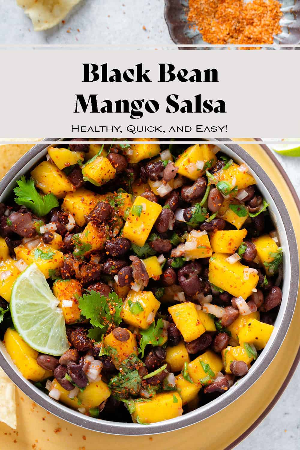 Black Bean Mango Salsa