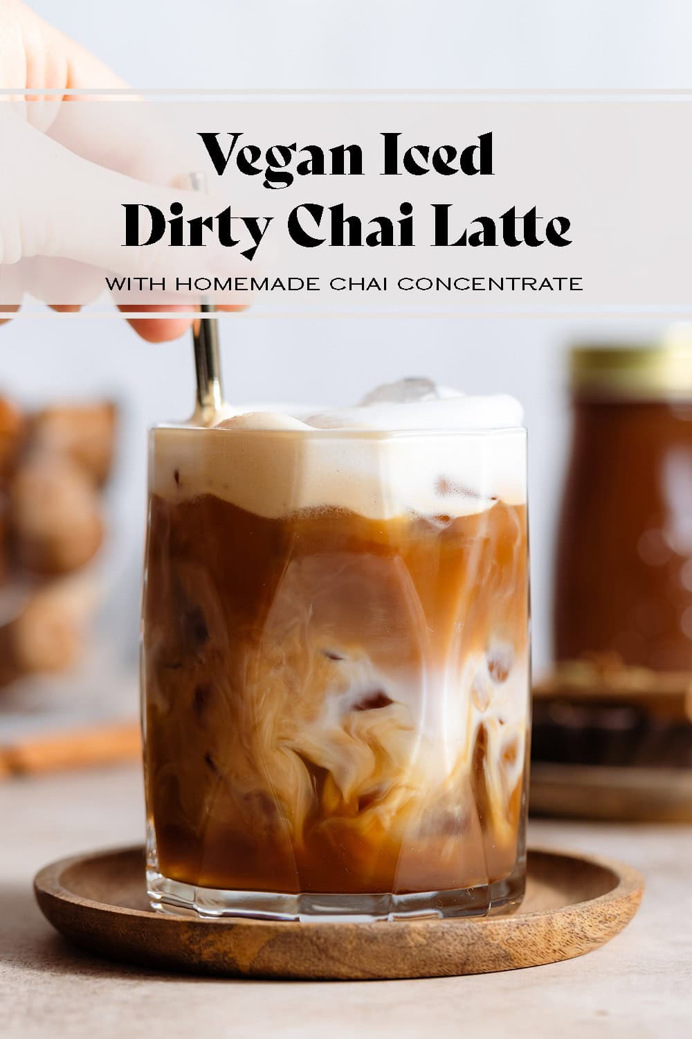 Homemade Dirty Chai Latte