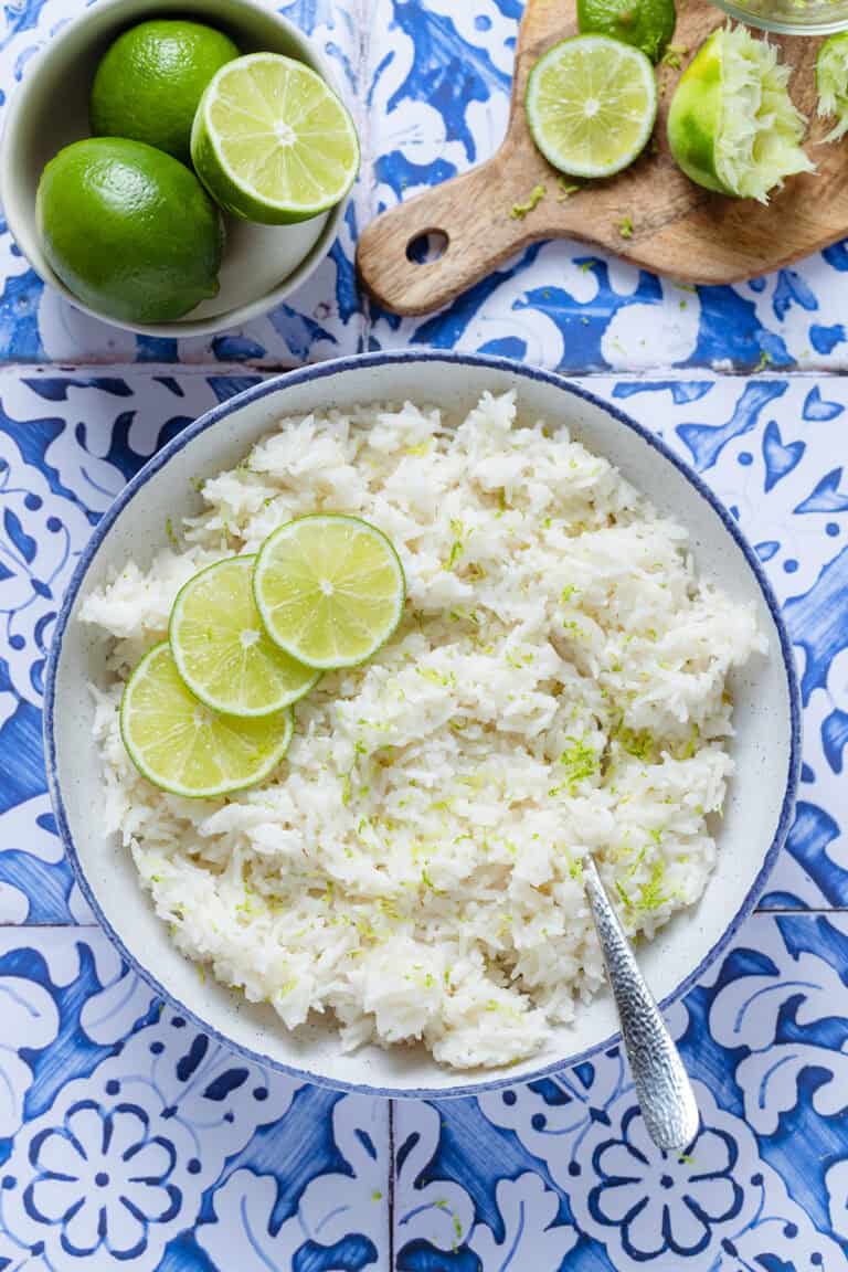 Coconut Lime Rice The Healthful Ideas