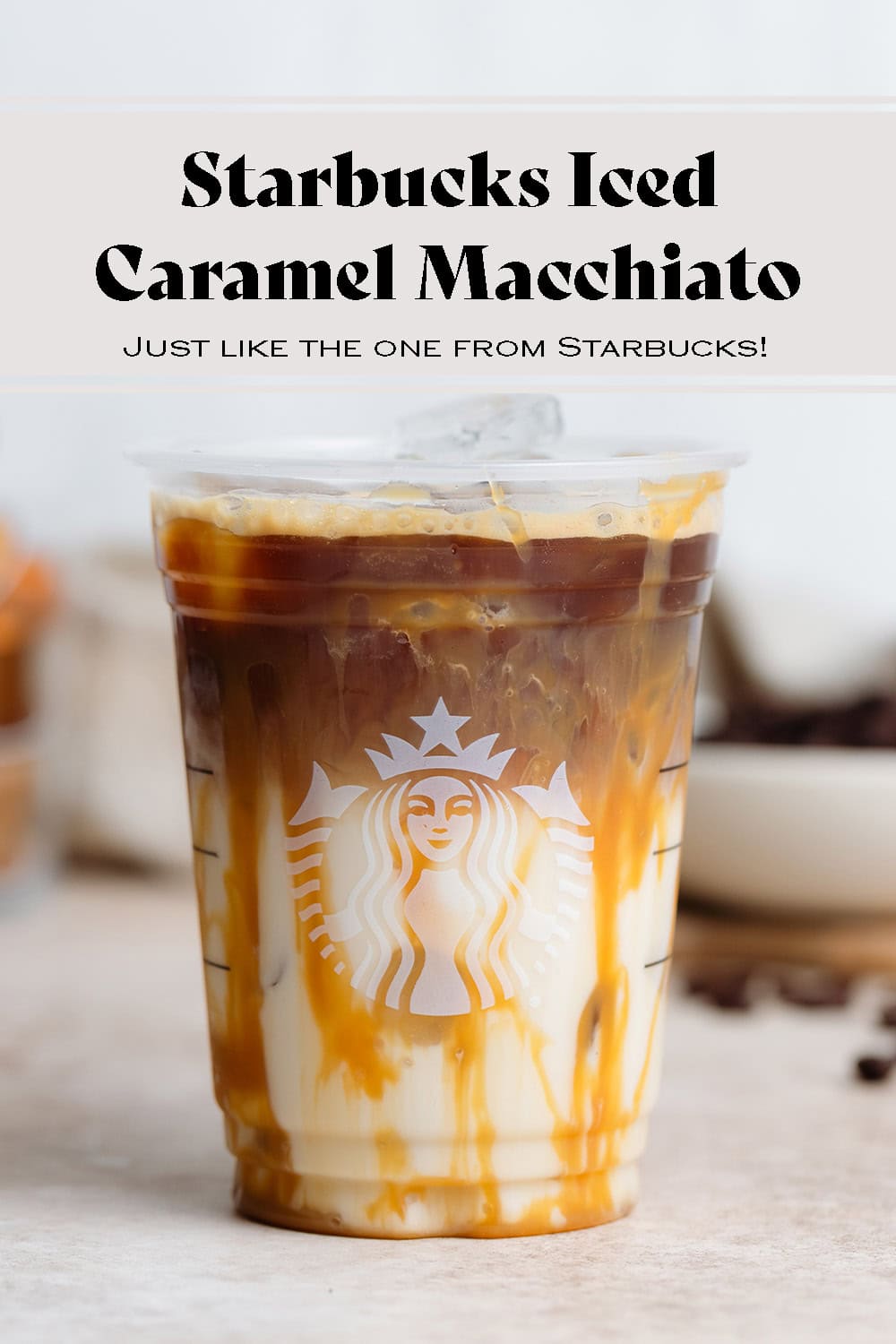 Iced Cold Brew Caramel Macchiato