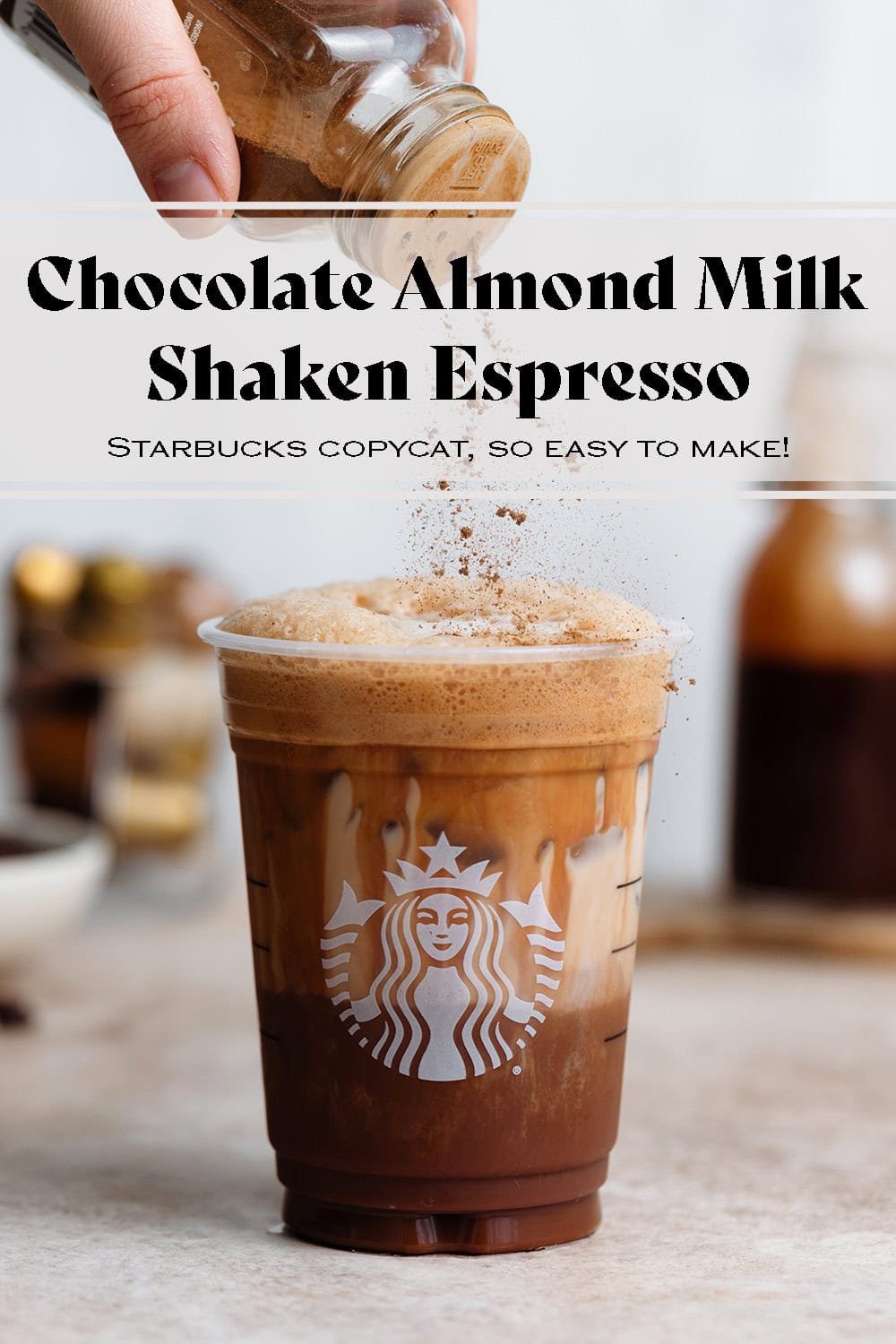 Iced Chocolate Almondmilk Shaken Espresso