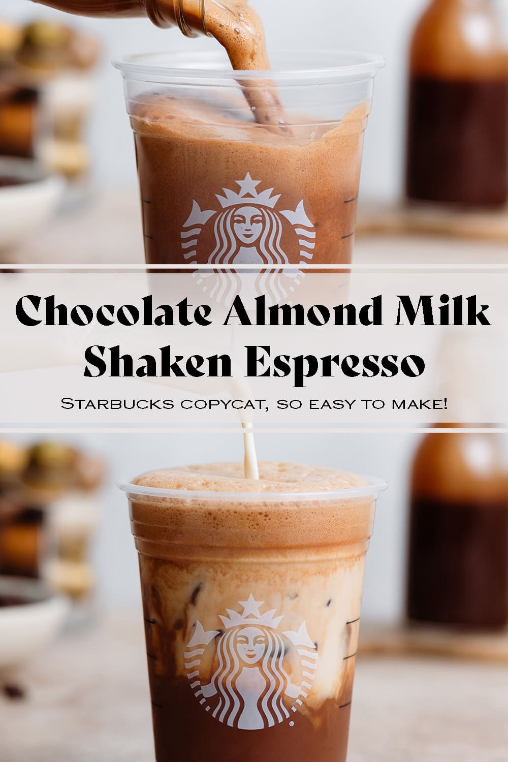 Iced Chocolate Almondmilk Shaken Espresso