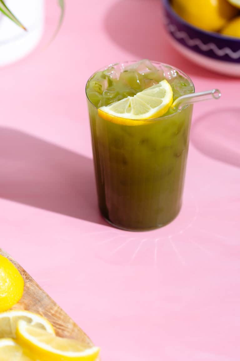Iced Matcha Lemonade The Healthful Ideas