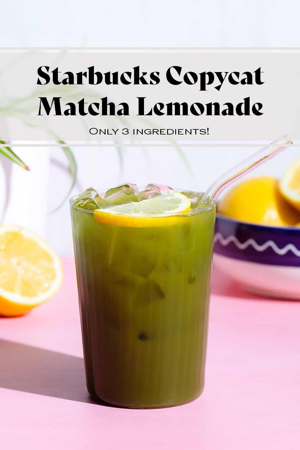 Iced Matcha Lemonade