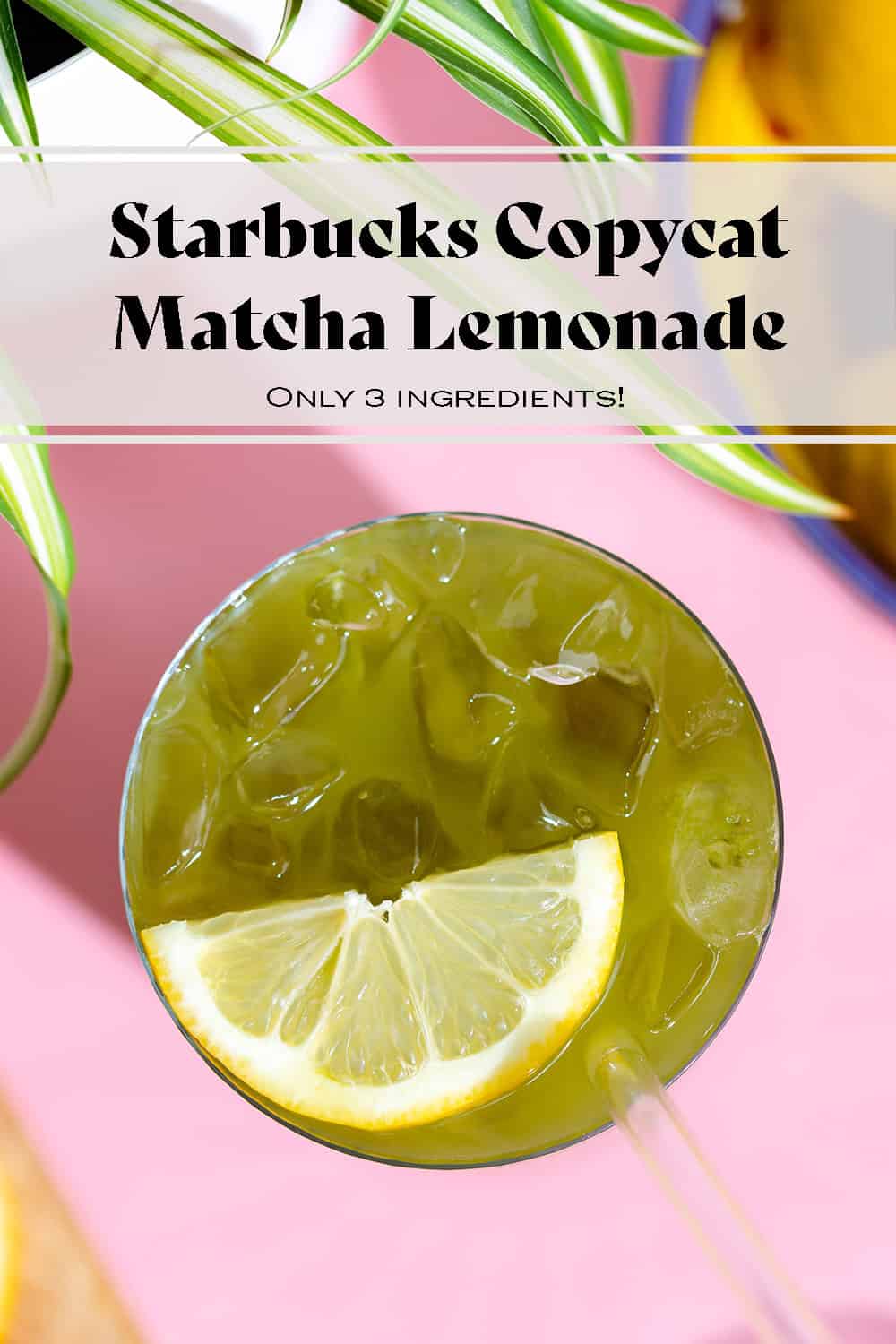 Iced Matcha Lemonade