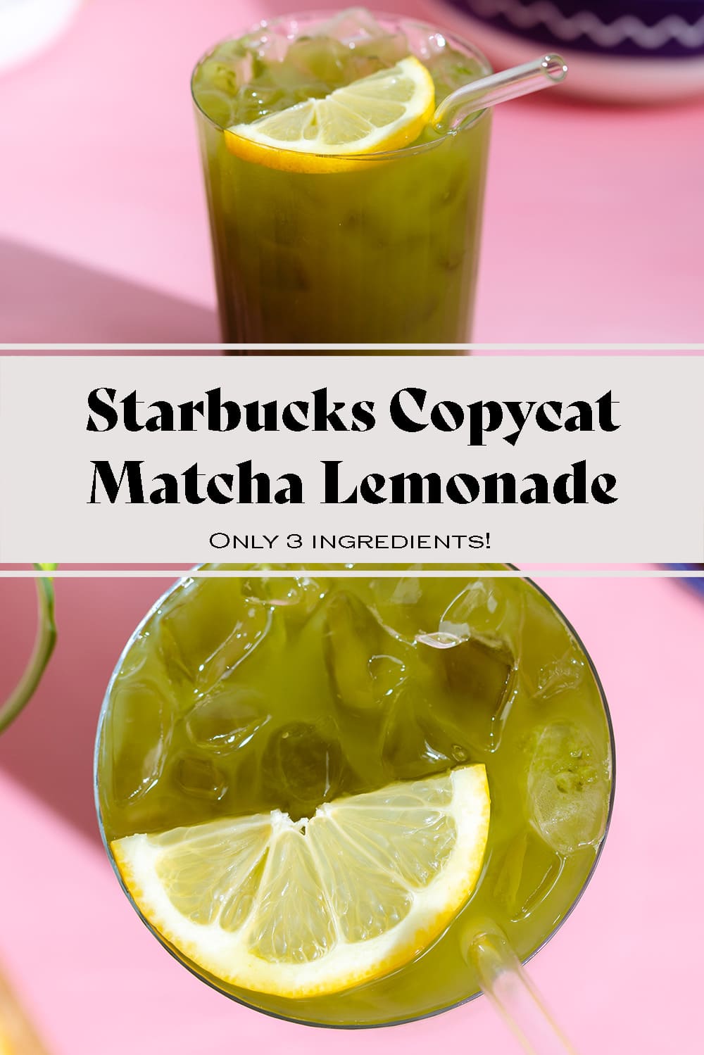 Iced Matcha Lemonade