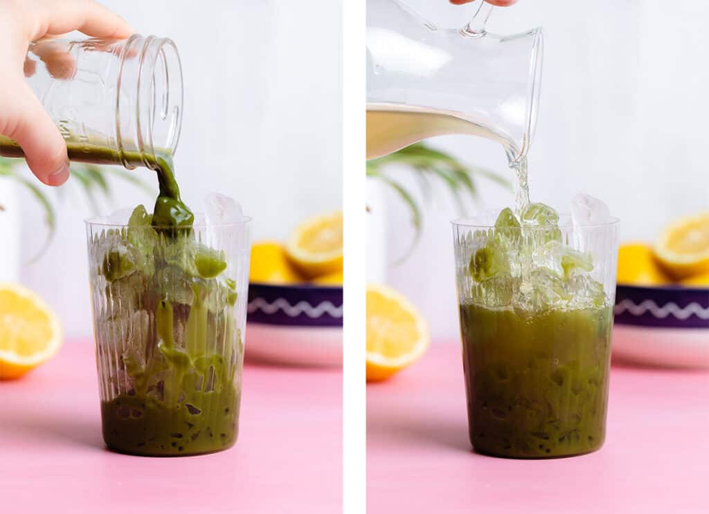 Iced Matcha Lemonade The Healthful Ideas