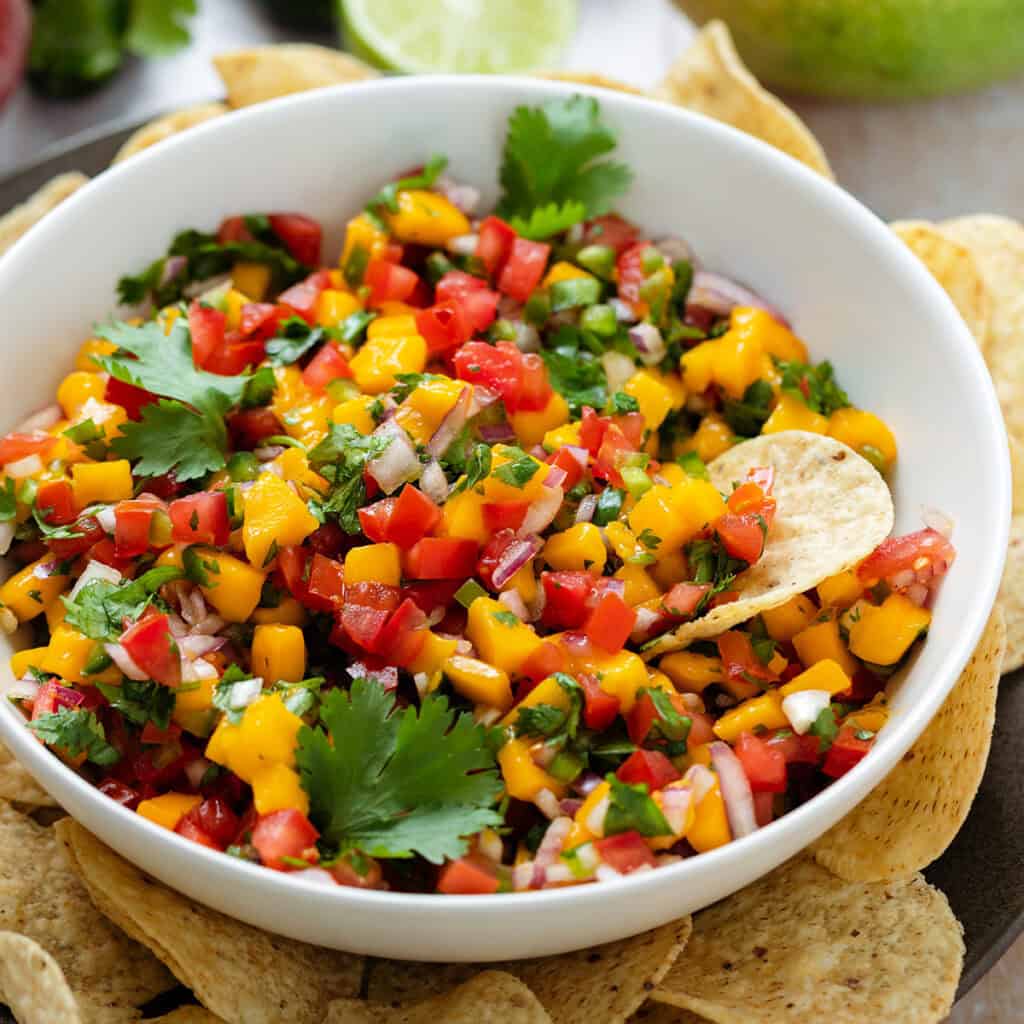 Mango Pico de Gallo The Healthful Ideas