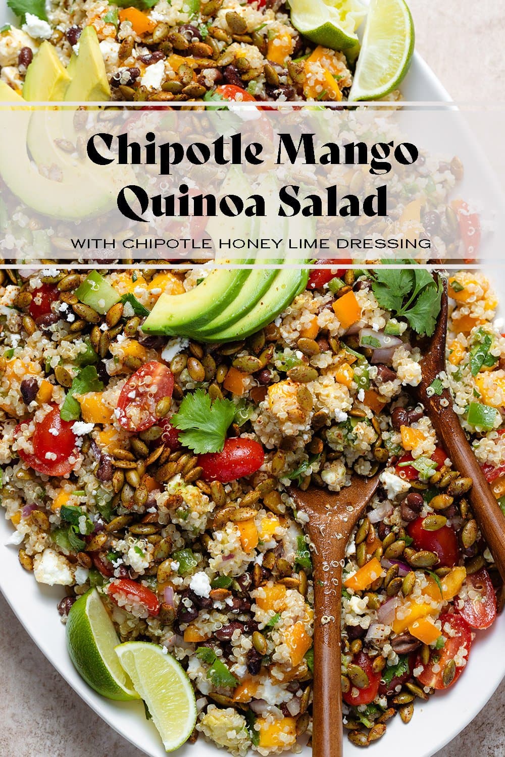 Mango Quinoa Salad with Chipotle Dressing