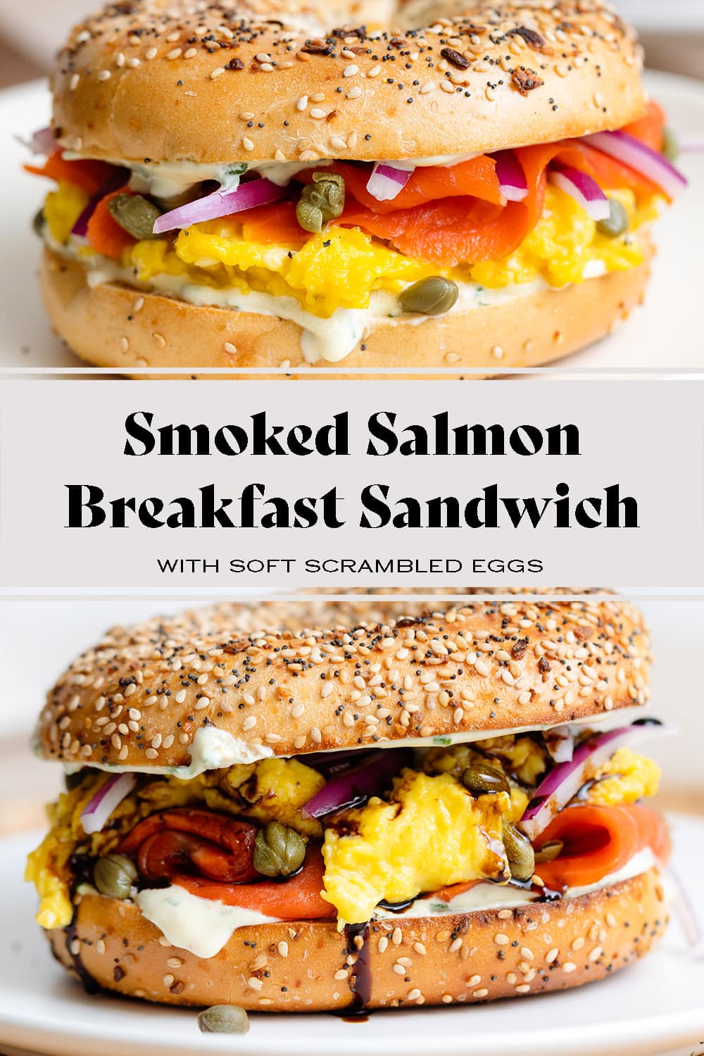 Smoked Salmon Egg Sandwich