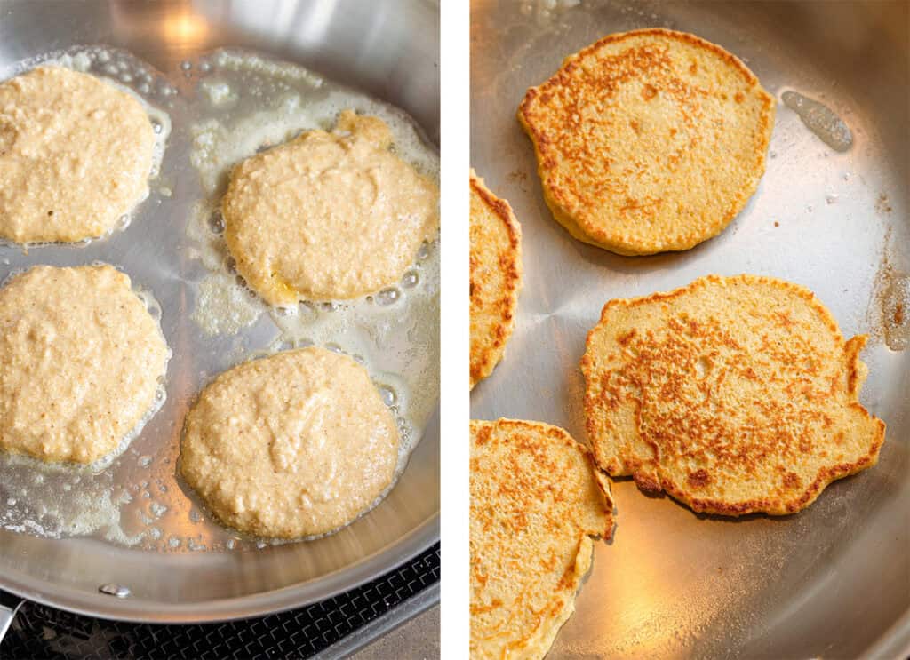3 Ingredient Banana Oat Pancakes - The Healthful Ideas