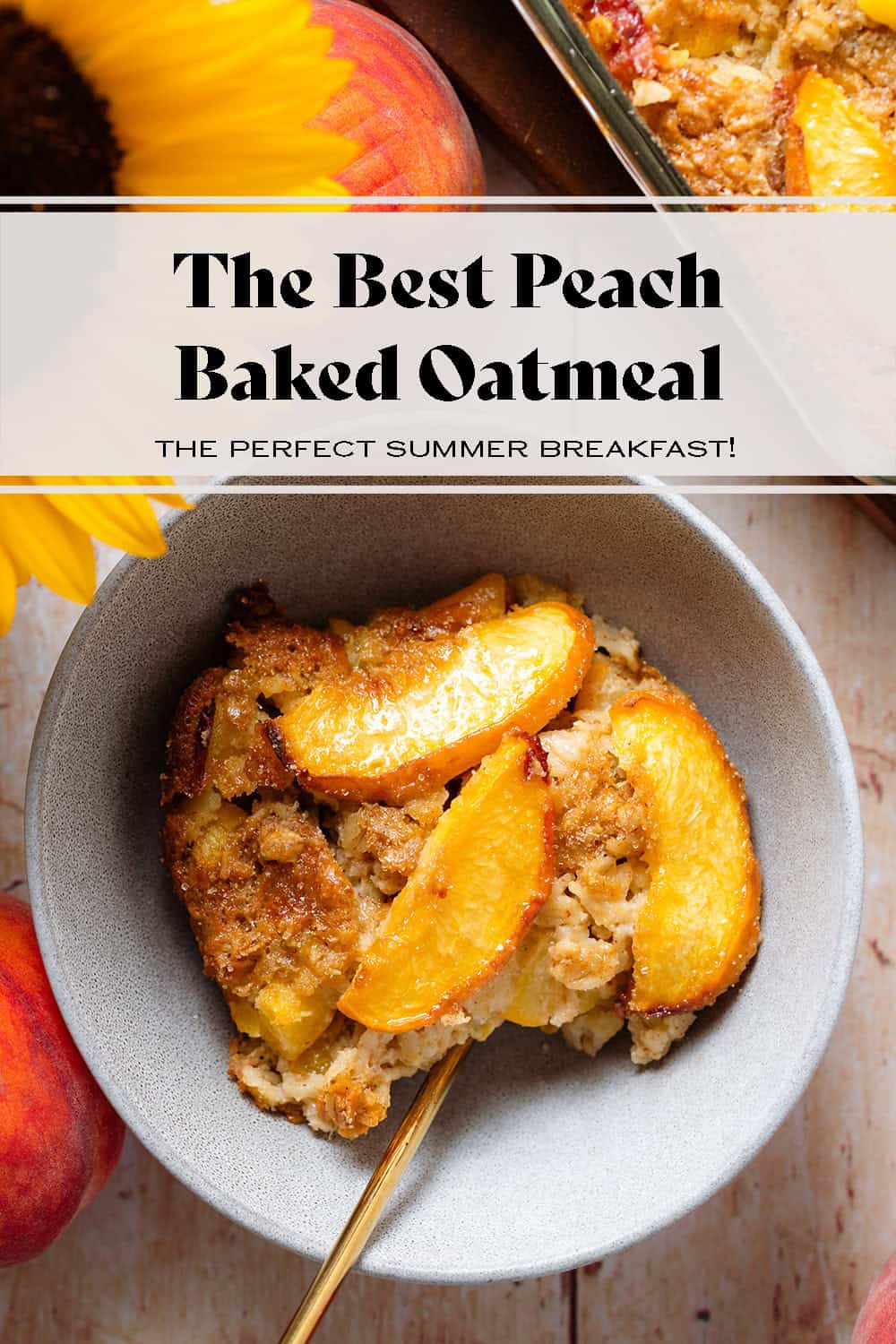 Peach Baked Oatmeal