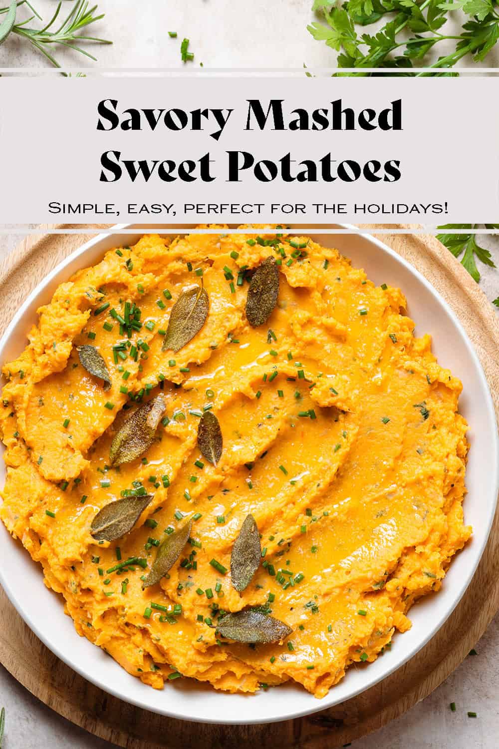 Savory Sweet Potato Mash - Inspired Fresh Life