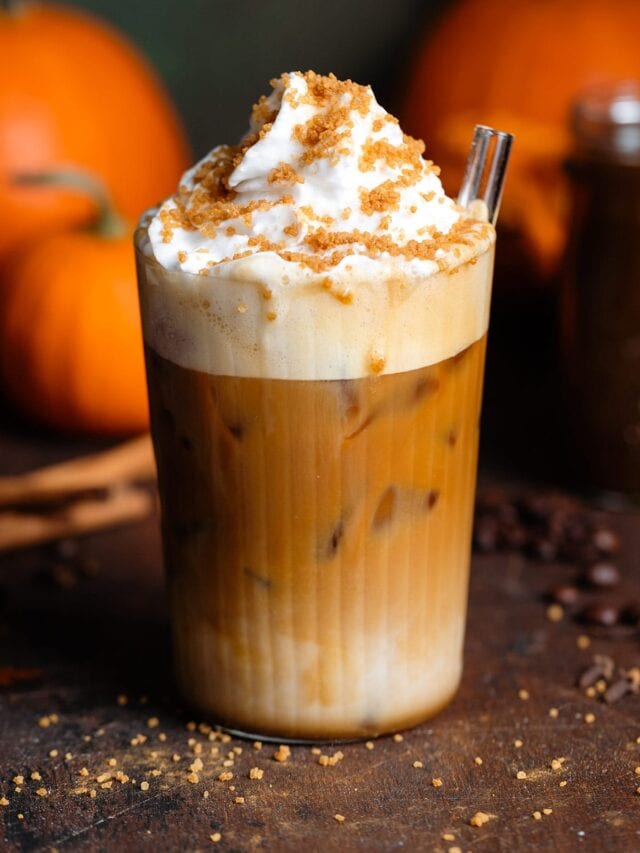 Iced Pumpkin Spice Latte The Healthful Ideas