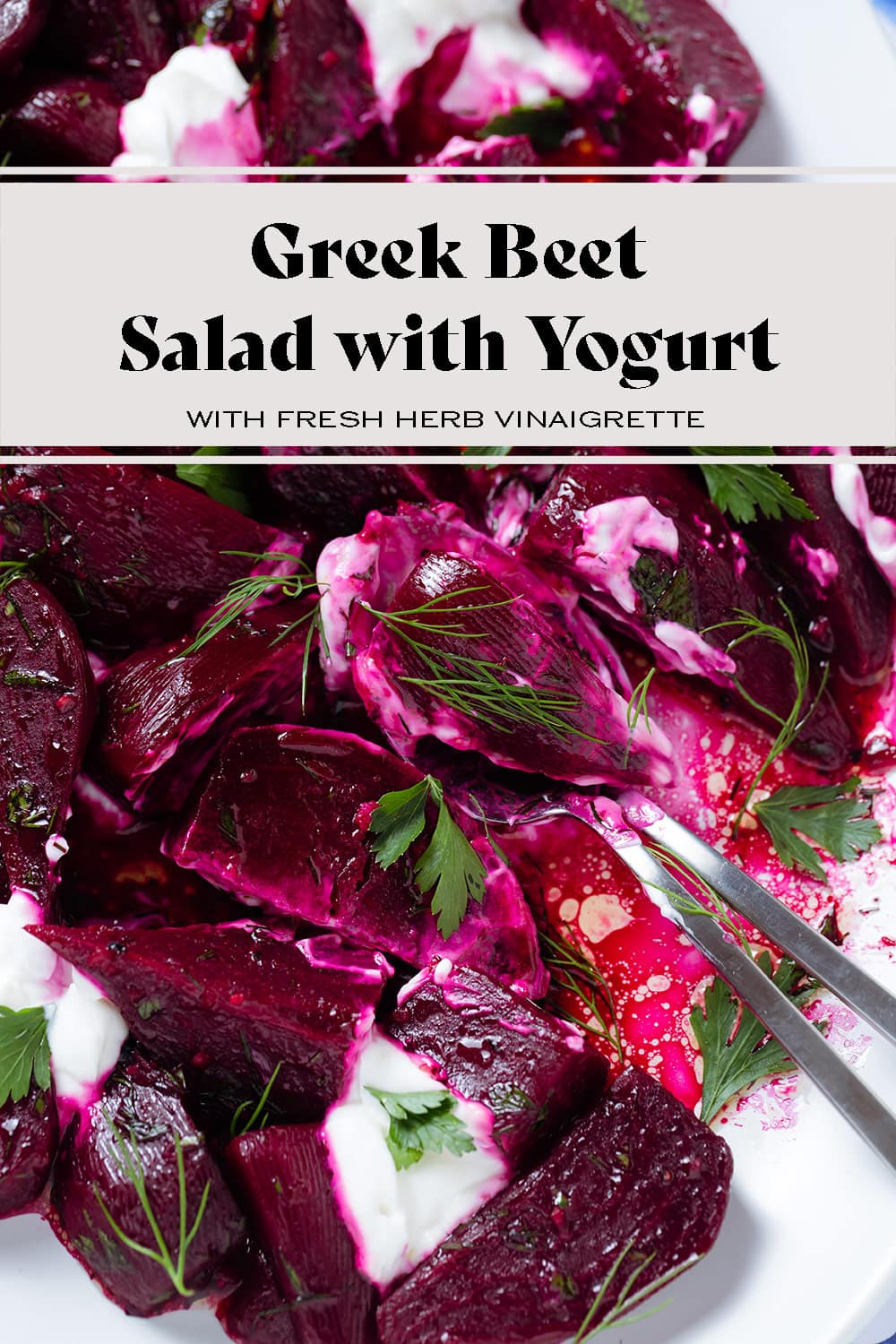 Greek Beet Salad with Yogurt