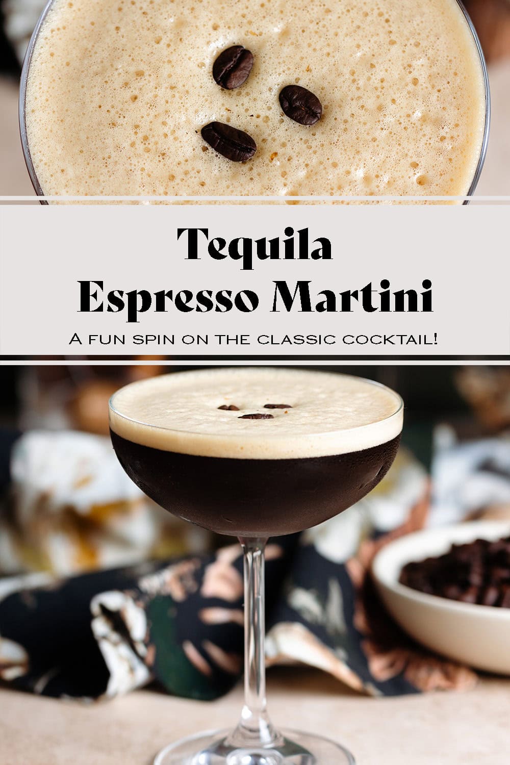 Tequila Espresso Martini Drink Recipe - Kahlúa