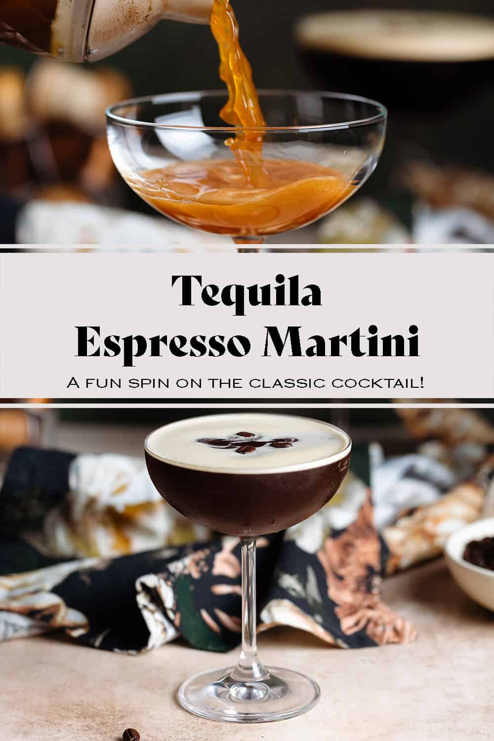 Tequila Espresso Martini Drink Recipe - Kahlúa