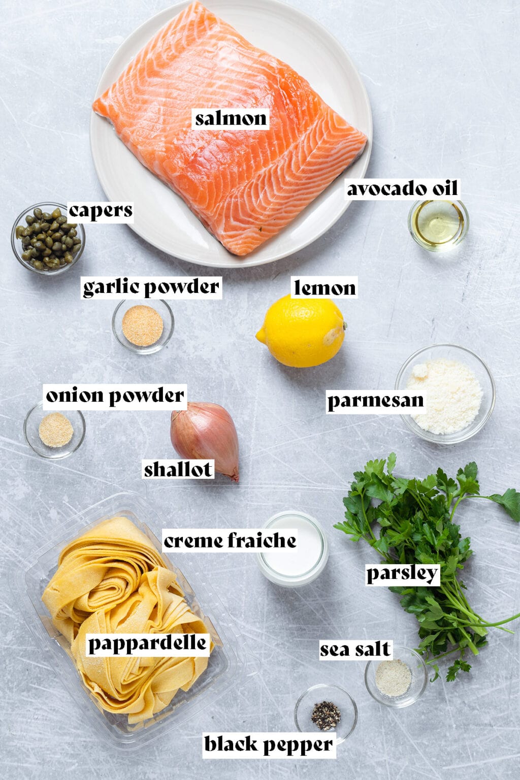 Creme Fraiche Salmon Pasta - The Healthful Ideas
