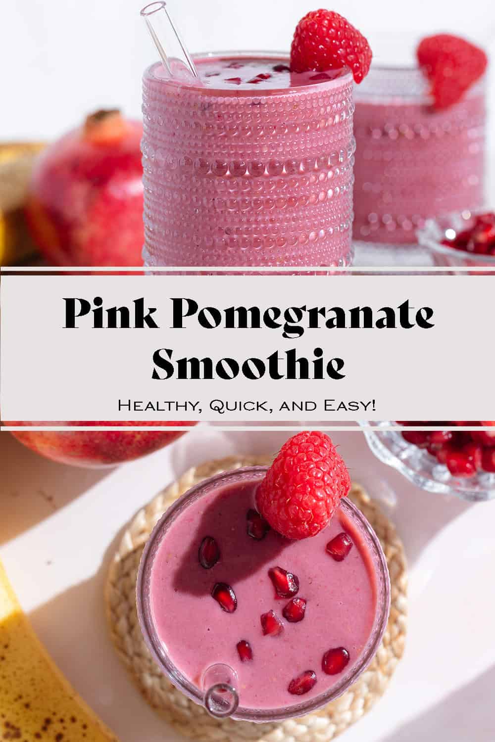 Pink Pomegranate Smoothie