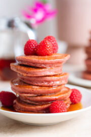 Pink Pancakes - The Healthful Ideas