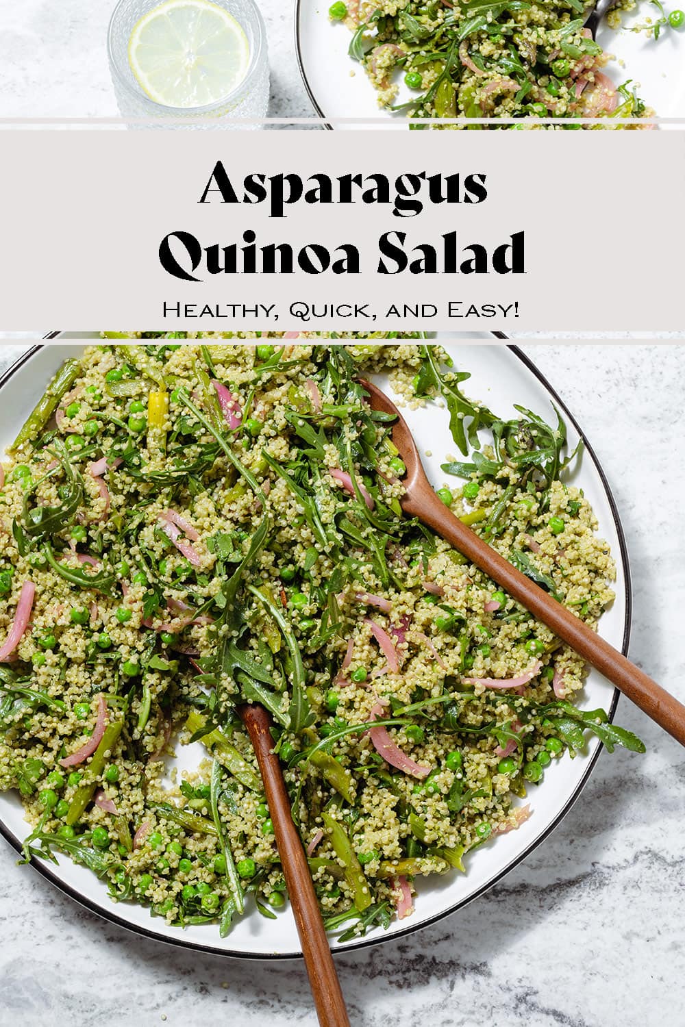 Asparagus Quinoa Salad with Pesto