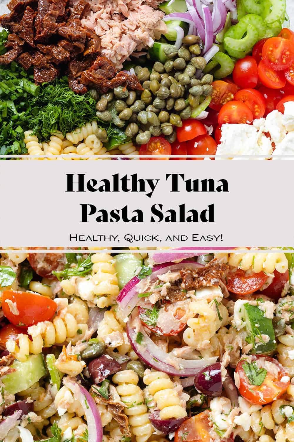 Healthy Tuna Pasta Salad