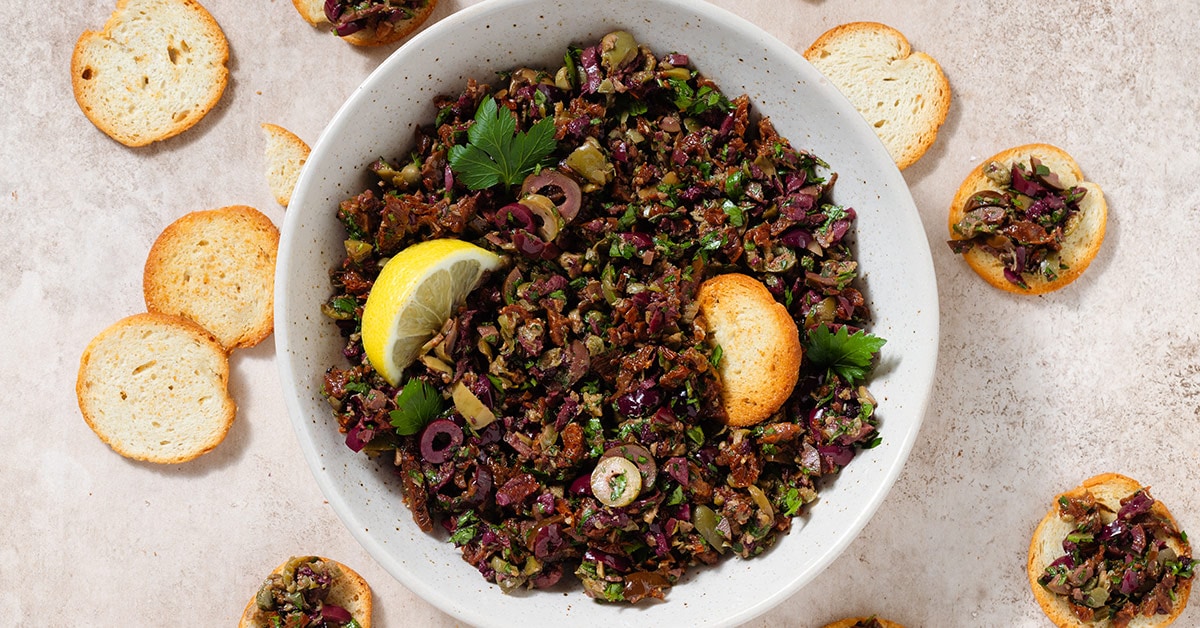 Mediterranean Olive Tapenade - The Healthful Ideas