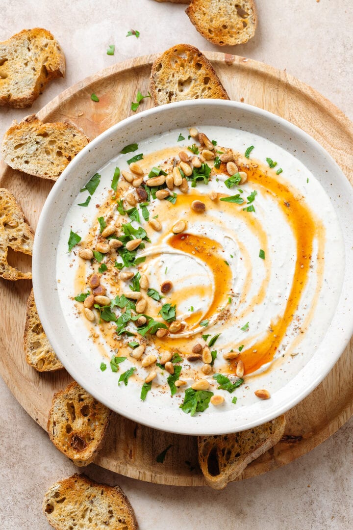 Whipped Feta Dip With Hot Honey - The Healthful Ideas