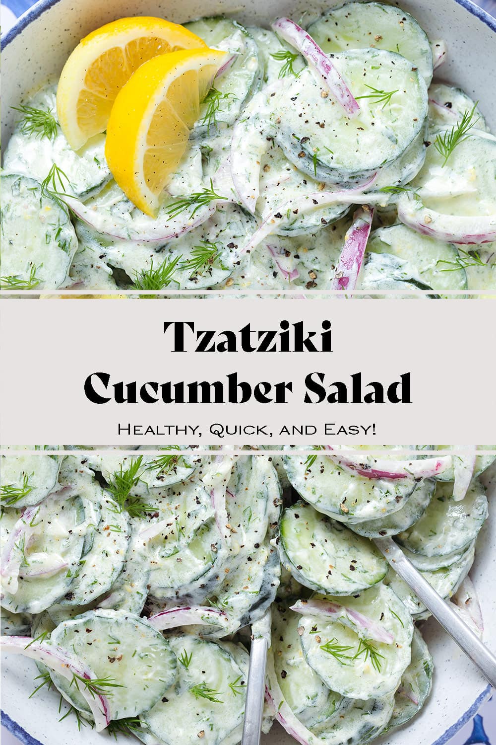Tzatziki Cucumber Salad