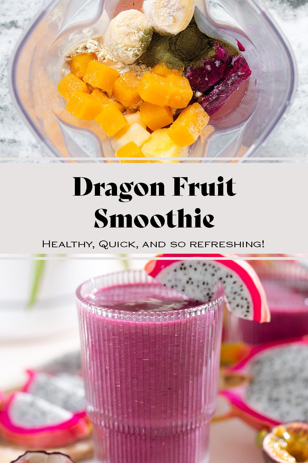 Dragon Fruit Smoothie - Plantsapalooza