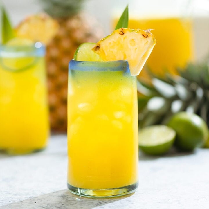 Pineapple Passion Fruit Lemonade - The Healthful Ideas