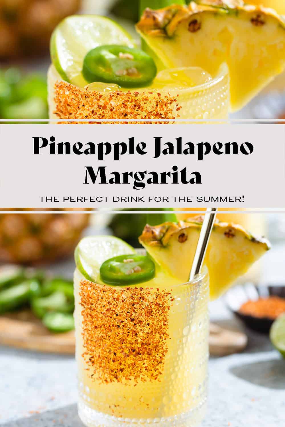 Pineapple Jalapeno Margarita