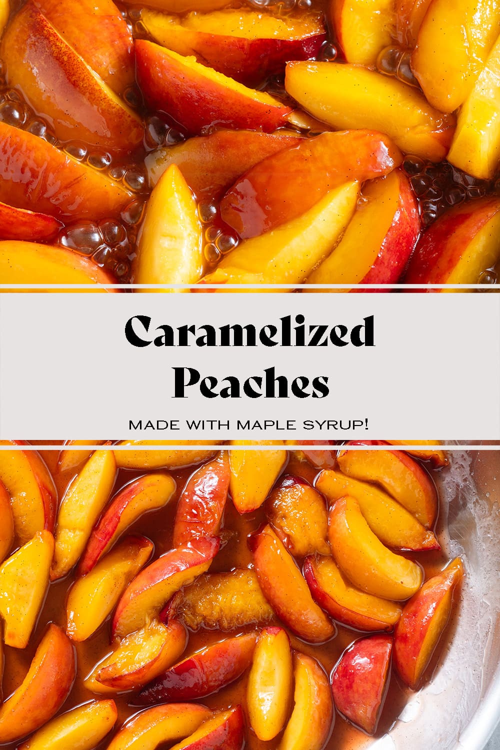 Caramelized Peaches