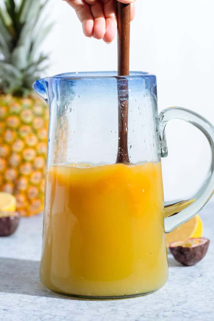 Pineapple Passion Fruit Lemonade The Healthful Ideas