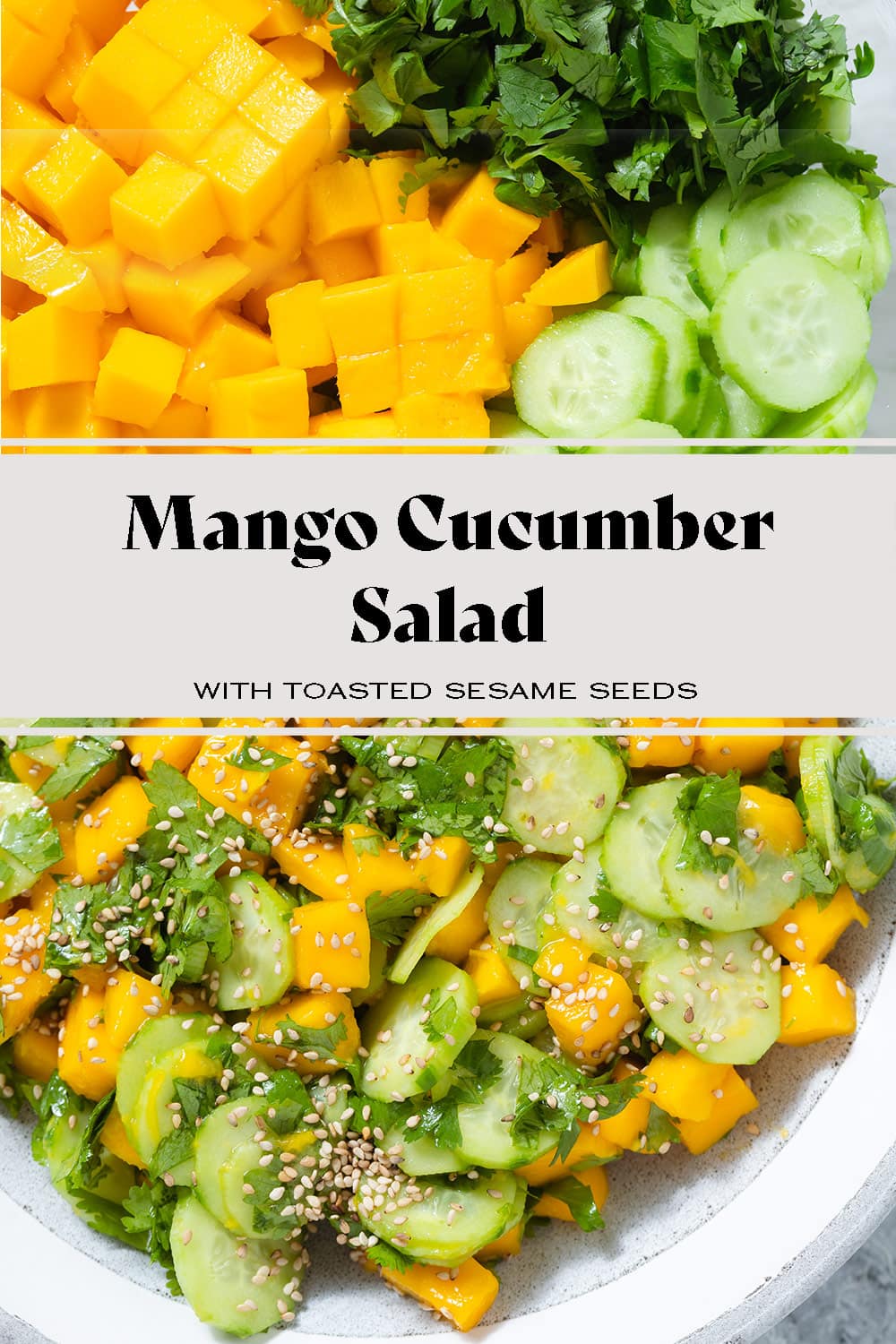 Cucumber Mango Salad