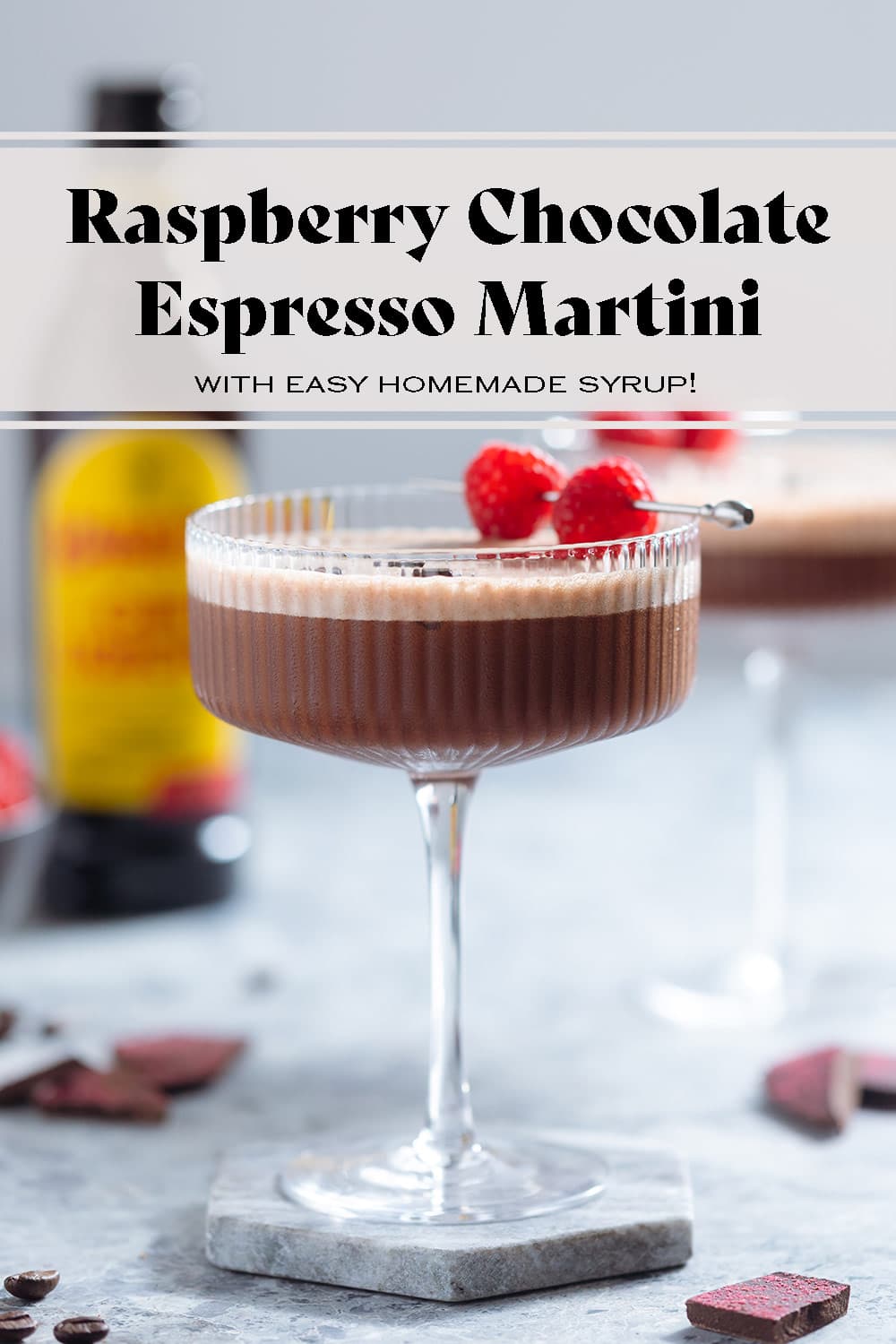 Raspberry Chocolate Espresso Martini