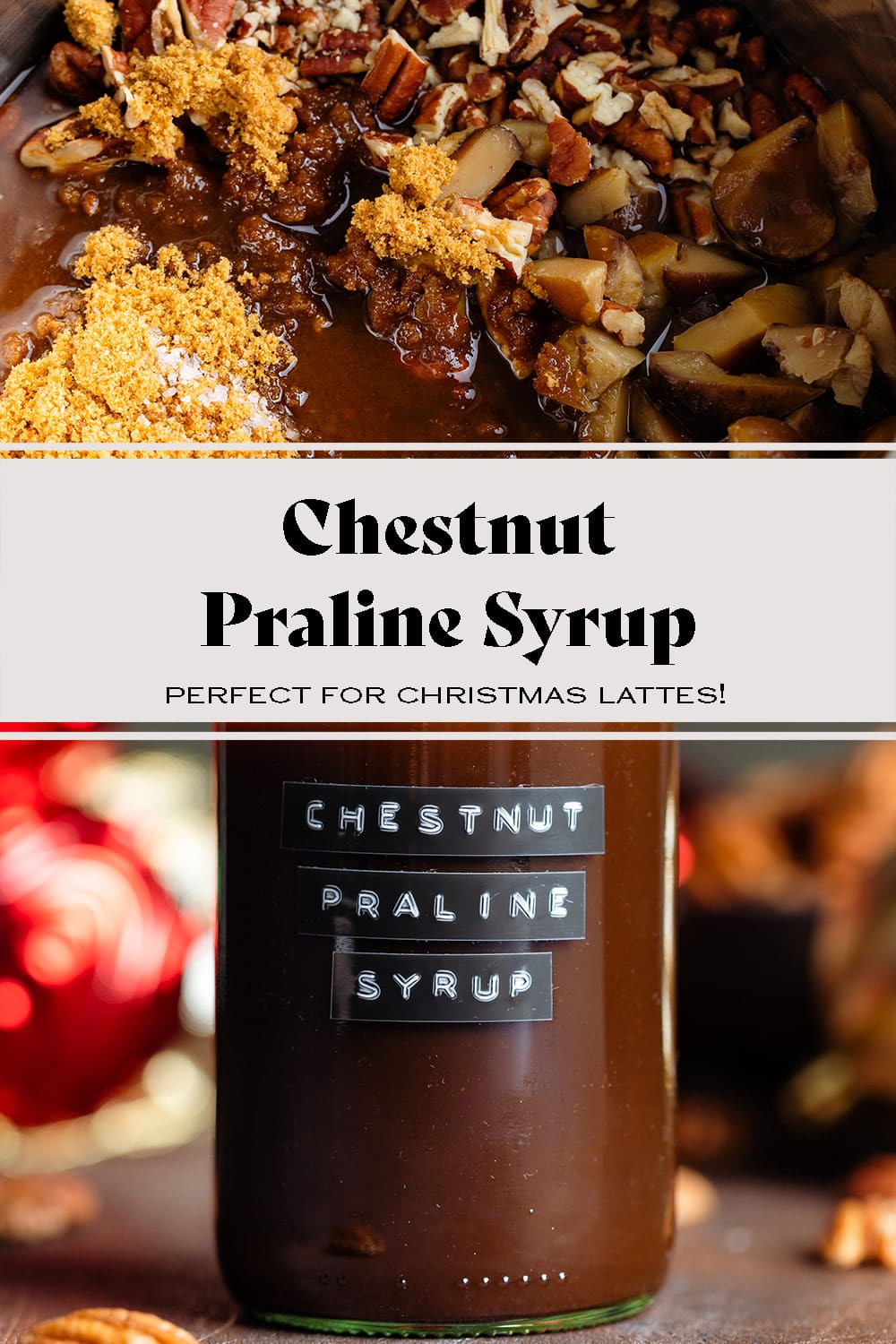 Chestnut Praline Syrup