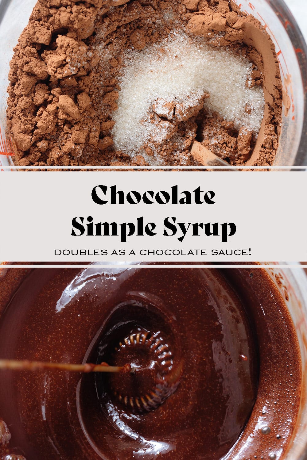 Chocolate Simple Syrup