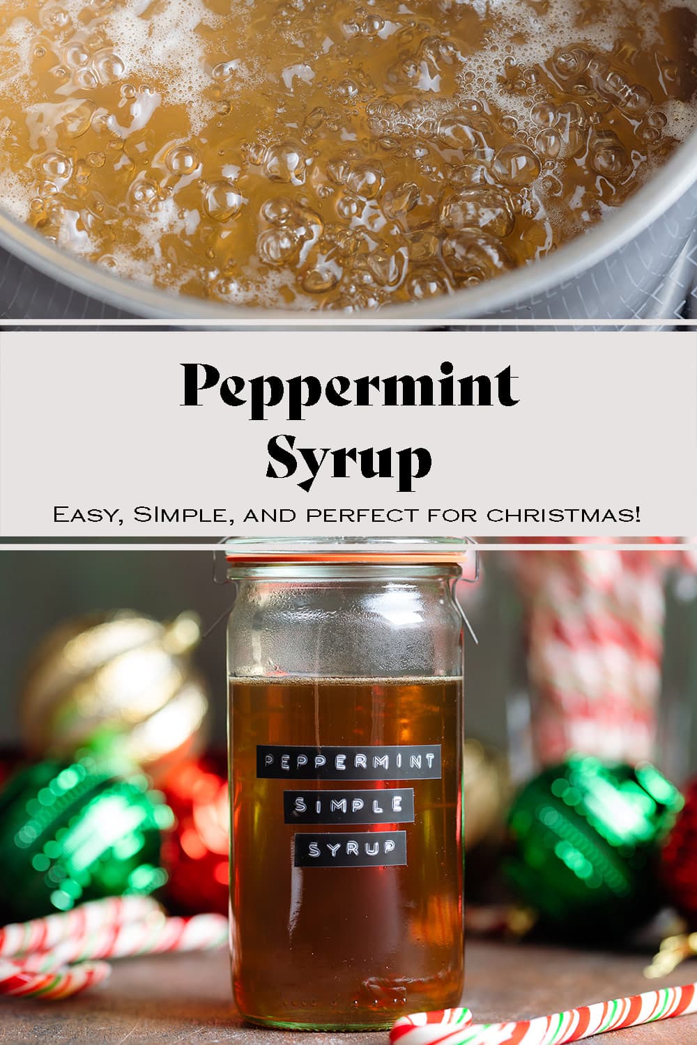 Peppermint Syrup