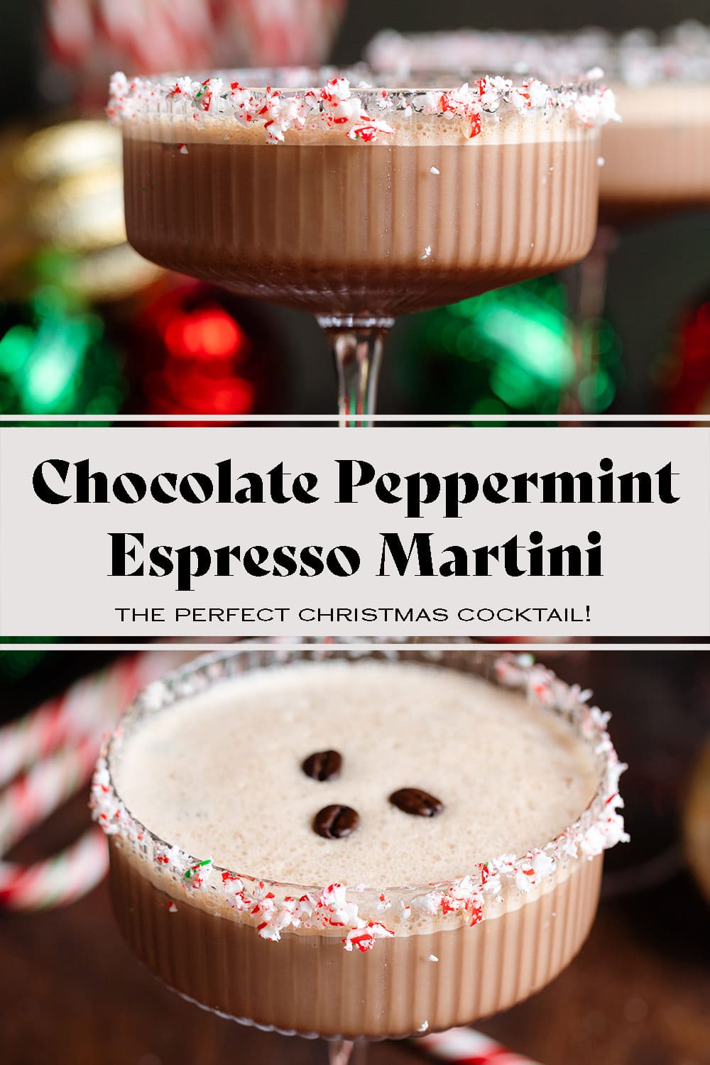 Chocolate Peppermint Espresso Martini